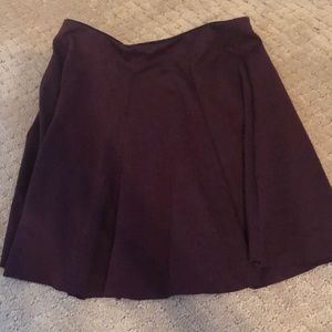 Burgundy skirt from brandy Melville